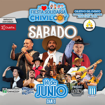 Fiesta Solidaria Chivilcoy 14 de Junio - Dia 1