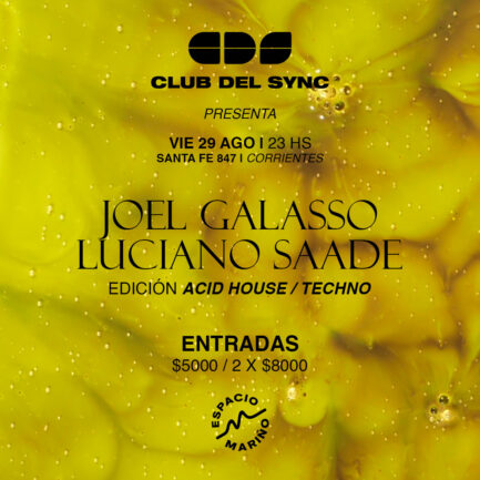Club del Sync - Edición Acid House / Techno - 29 de Agosto