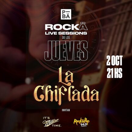 ROCKÄ Live Sessions -  Todos los jueves en PIBÄ - 02 de Octubre
