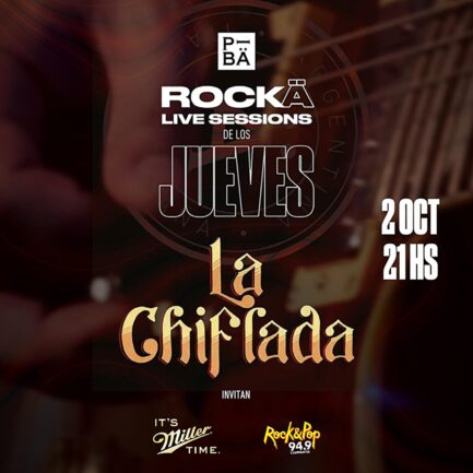 ROCKÄ Live Sessions -  Todos los jueves en PIBÄ - 02 de Octubre