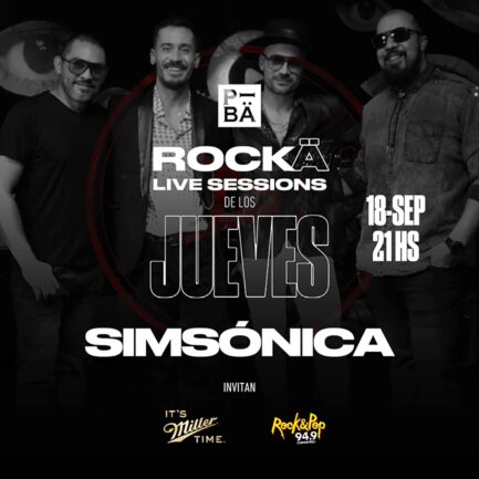 ROCKÄ Live Sessions -  Todos los jueves en PIBÄ - 18 de Septiembre