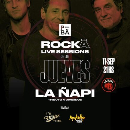 ROCKÄ Live Sessions -  Todos los jueves en PIBÄ - 11 de Septiembre