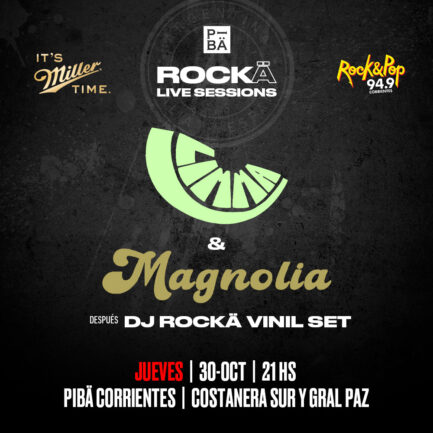 ROCKÄ Live Sessions - Todos los jueves en PIBÄ - 30 de Octubre