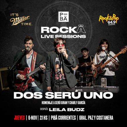 ROCKÄ Live Sessions - Todos los jueves en PIBÄ - 06 de Noviembre