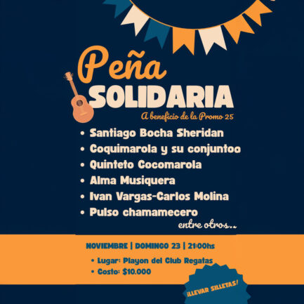Peña Solidaria - PROMO 25 - 23 de Noviembre
