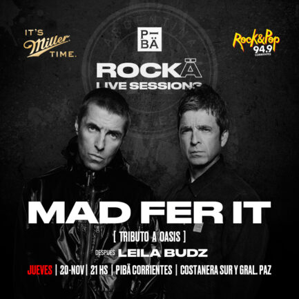 ROCKÄ Live Sessions -  Todos los jueves en PIBÄ - 20 de Noviembre